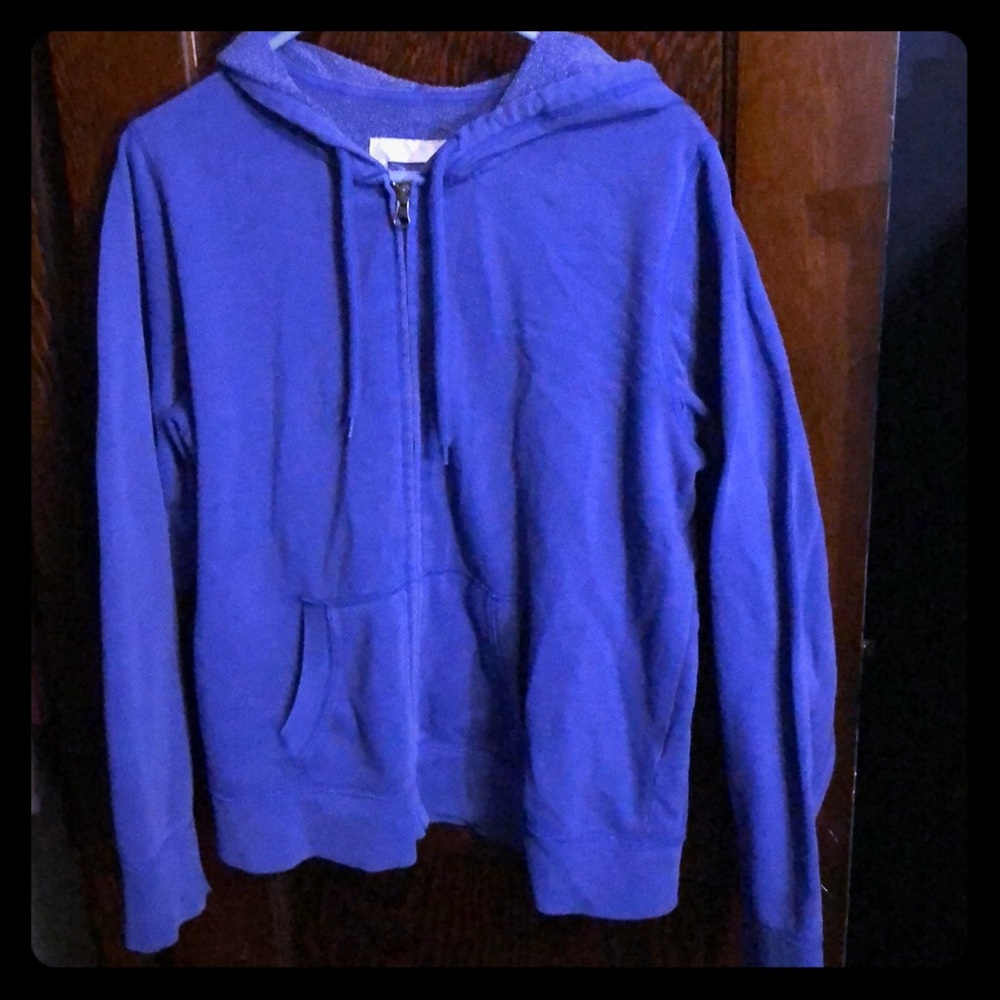 Mossimo blue hooded sweatshirt